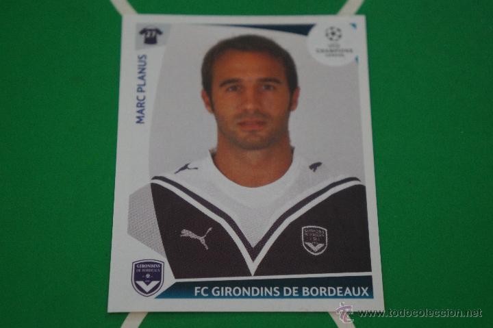 Figurine di Calcio: CROMO DE F&Uacute;TBOL:PLANUS DEL GIRONDINS DE BURDEOS,(SIN PEGAR),N&ordm;43,CHAMPIONS LEAGUE 2009-2010/09-10