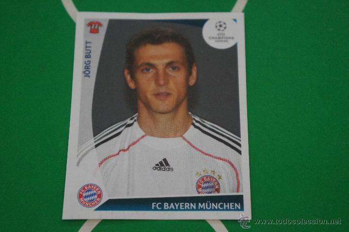 Figurine di Calcio: CROMO DE F&Uacute;TBOL:BUTT DEL BAYERN DE MUNICH,(SIN PEGAR),N&ordm;6,CHAMPIONS LEAGUE 2009-2010/09-10