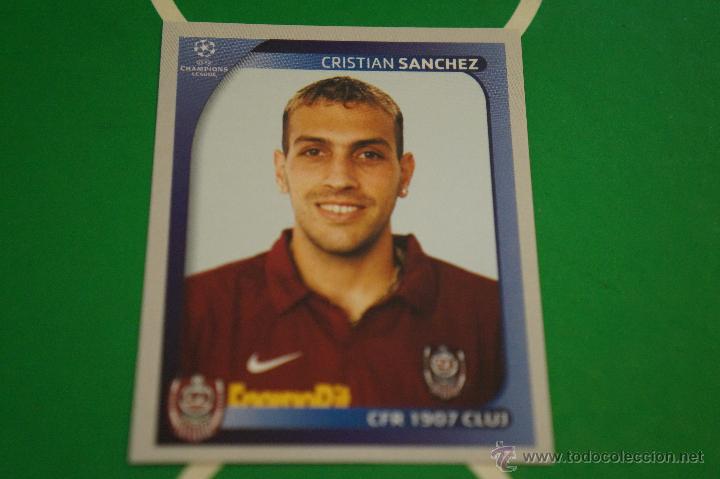 Figurine di Calcio: CROMO DE F&Uacute;TBOL:SANCHEZ DEL CLUJ,(SIN PEGAR),N&ordm;222,CHAMPIONS LEAGUE 2008-2009/08-09