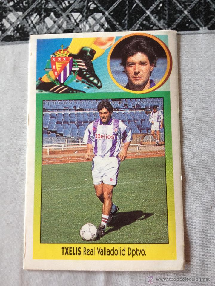 Cartes &agrave; collectionner de Football: CROMO TXELIS VALLADOLID FUTBOL EDICIONES ESTE LIGA TEMPORADA 1993 1994 93 94 CART&Oacute;N DESPEGADO