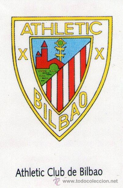 Cromos de f&uacute;tbol: ESCUDO DEL ATHLETIC CLUB DE BILBAO - N&ordm; 25 - LIGA F&Uacute;TBOL 91-92 - BIMBO - NUNCA PEGADO.