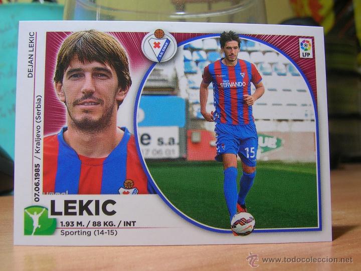 Cromos de f&uacute;tbol: EDICIONES ESTE 2014-2015 14 15 N&ordm; 20 LEKIC (EIBAR) SIN PEGAR - Foto 1