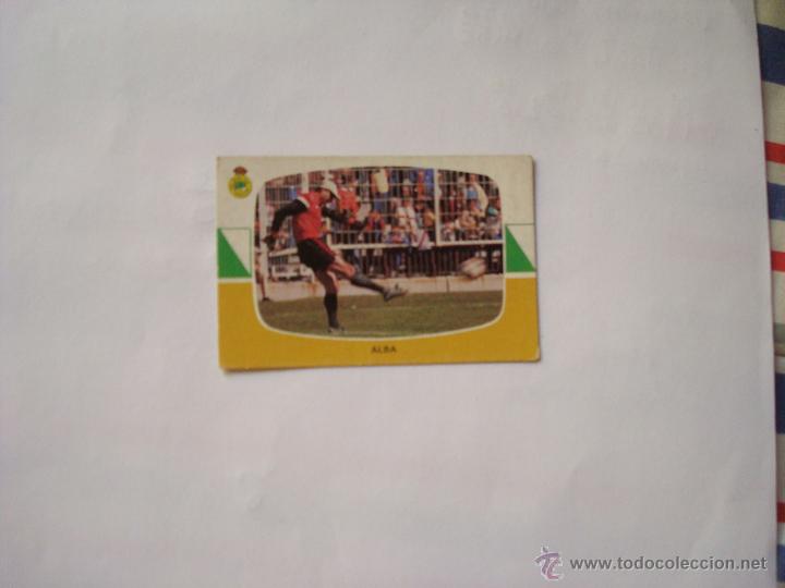 Cromos de f&uacute;tbol: alba santander  cromos cano 84-85 sin pegar - Foto 1