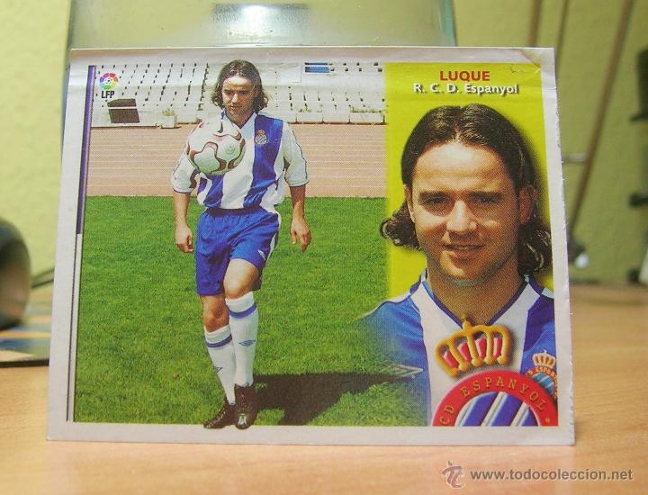 Cromos de f&uacute;tbol: EDICIONES ESTE 2002-2003  02 03  LUQUE  (COLOCA) ESPANYOL  VENTANILLA LEER - Foto 1