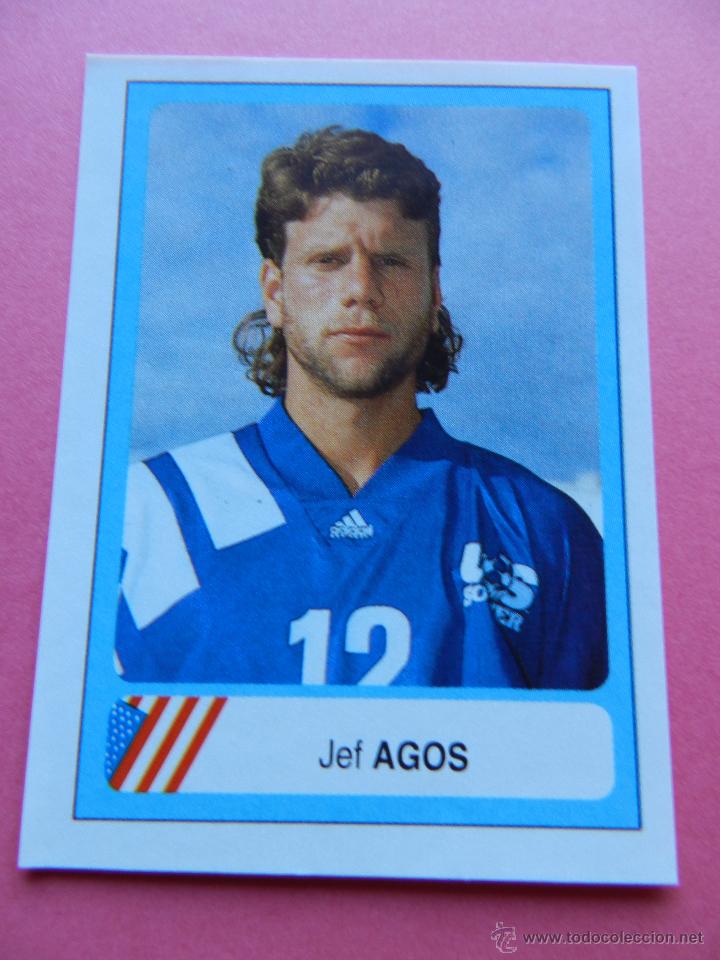 Figurine di Calcio: 185 JEF AGOS - CROMOS MUNDIAL ESTADOS UNIDOS 94 EDICIONES ESTADIO - USA 1994 ALBUM