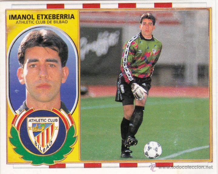 Cromos de f&uacute;tbol: ESTE 96-97 IMANOL ETXEBERRIA COLOCA DEL AT.BILBAO EN VENTANILLA(A-9) - Foto 1