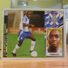 Cartes à collectionner de Football: EDICIONES ESTE 1997-1998 97 98 VIERKLAU (COLOCA) TENERIFE RECORTADO LEER. Lote 46509495