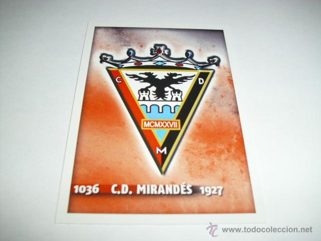 Fu&szlig;ball-Sticker: 1036 ESCUDO (MIRANDES) - MATE - PLATINUM 2015 MUNDICROMO LIGA 2014 2015