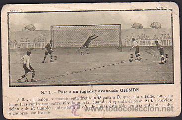 Figurine di Calcio: CROMOS FUTBOL FUTBOL ASOCIACION EXTRACTO DEL REGLAMENTO SERIE I    VER RELACION  4 EUROS UNIDAD