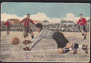 Figurine di Calcio: CROMO FUTBOL LOS GRANDES PARTIDOS N&ordm; 14 F.C.MARTINENC-FC-BARCELONA CHOCOLATES EDUARDO PI