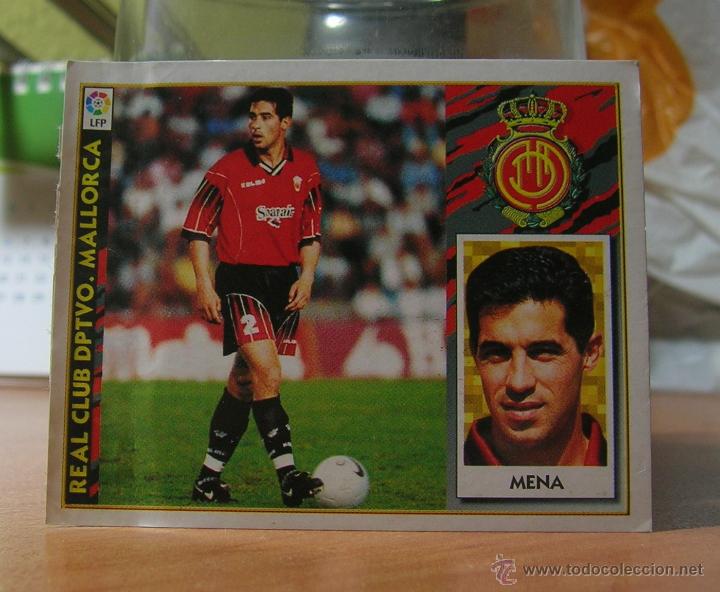 Cromos de f&uacute;tbol: EDICIONES ESTE 1997-1998  97 98  MENA  (COLOCA) MALLORCA  VENTANILLA LEER - Foto 1
