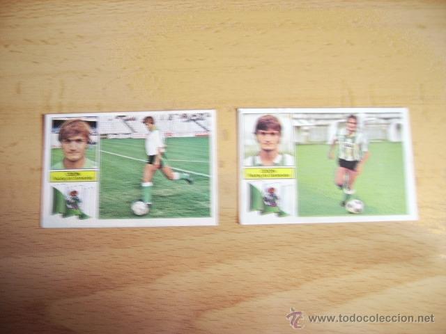 Cromos de f&uacute;tbol: ED. ESTE  82-83  DOBLE CROMO  CIDON  ( RACING ) - Foto 1