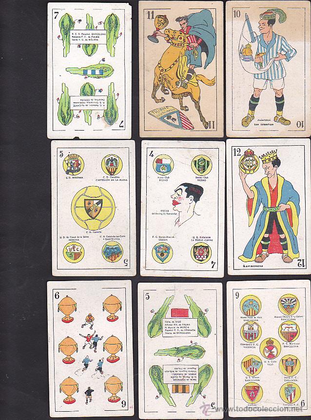 Figurine di Calcio: CROMOS CARTA BARAJA FUTBOLISTICA 5 EUROS UNIDAD
