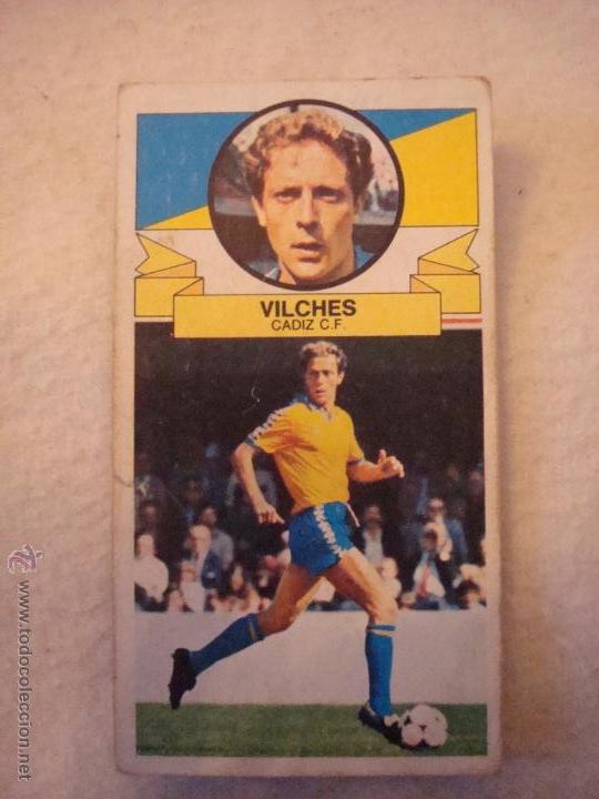Cromos de f&uacute;tbol: 85-86 ESTE. VILCHES CADIZ  DIFICIL. - Foto 1