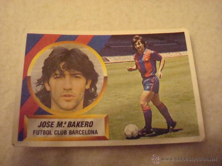Cromos de f&uacute;tbol: 88-89 ESTE. BAKERO MUY DIFICIL VERSION SIN PINTAR. DESPEGADO - Foto 1