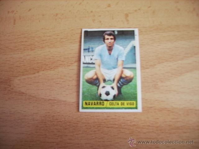 Cromos de f&uacute;tbol: ED. ESTE  74-75  NAVARRO  ( CELTA )  NUNCA PEGADO - Foto 1