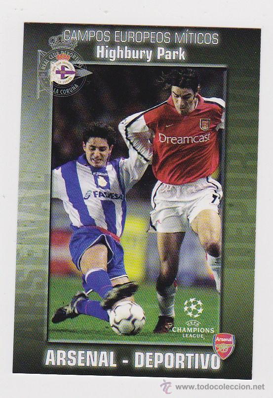Cartes &agrave; collectionner de Football: VICTOR CH. LEAGUE VS ARSENAL - CROMO COLECCION HISTORIA DEPORTIVO CORU&Ntilde;A MUNDICROMO 2010 2011