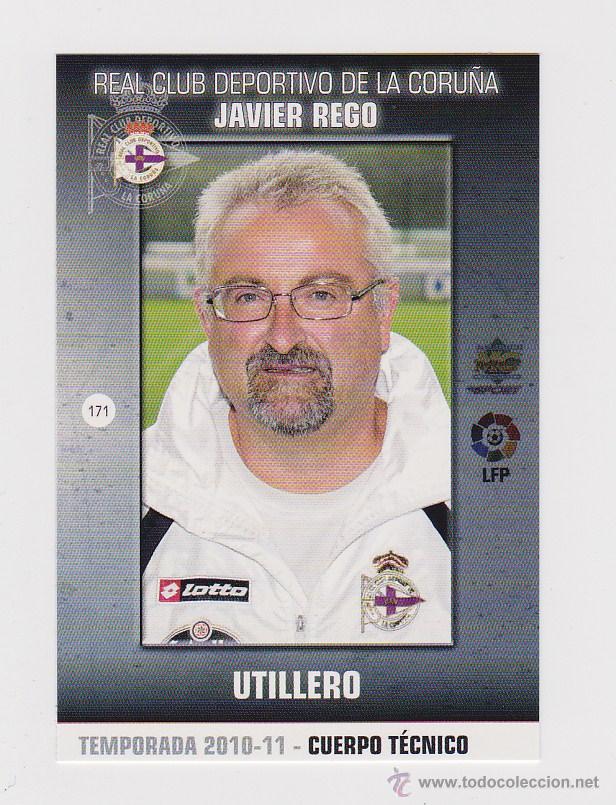 Cartes &agrave; collectionner de Football: JAVIER REGO - CROMO COLECCION HISTORIA DEPORTIVO CORU&Ntilde;A MUNDICROMO 2010 2011