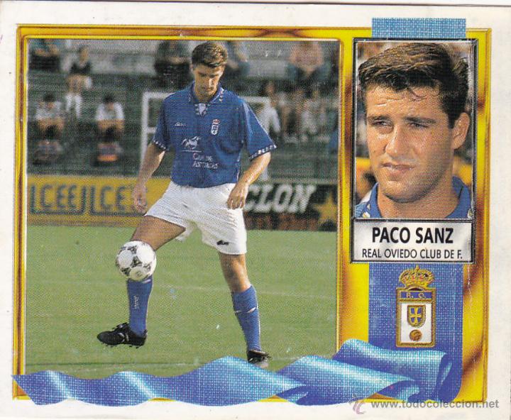 Cromos de f&uacute;tbol: ESTE 95-96 PACO SANZ DEL OVIEDO - COLOCA EN VENTANILLA -(A-9) - Foto 1