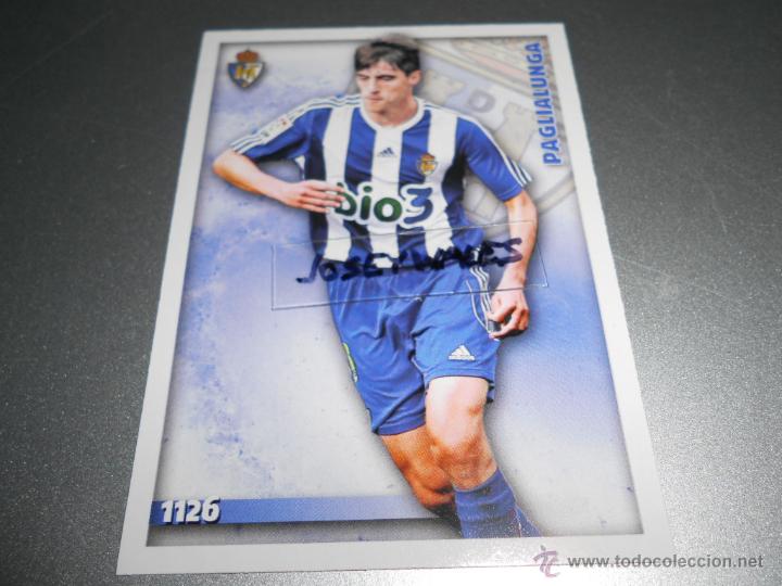 Cromos de F&uacute;tbol: 1126 PAGLIALUNGA UH PONFERRADINA CROMOS ALBUM MUNDICROMO PLATINUM QUIZ LIGA FUTBOL 2014 2015 14 15