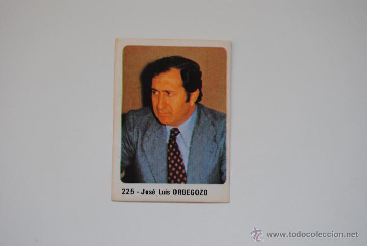 Cartes &agrave; collectionner de Football: CROMO CROM JOSE LUIS ORBEGOZO N&ordm; 225  1980 NUNCA PEGADO