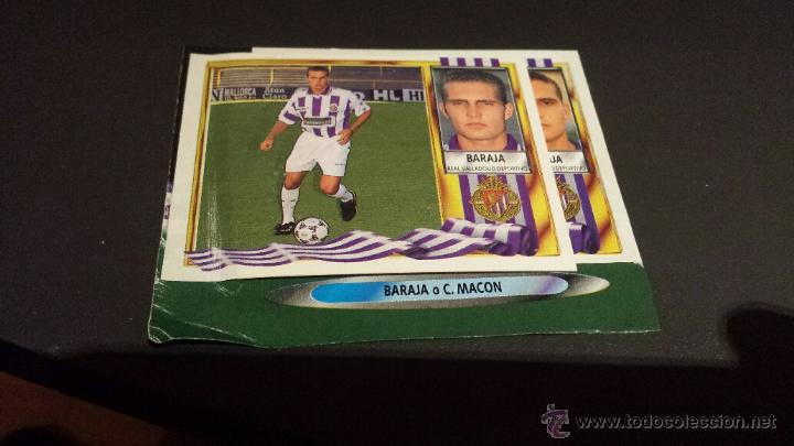 Cromos de f&uacute;tbol: ESTE 95-96 BARAJA IMAGEN DOBLE (1 EN VENTANILLA - OTRO RECORTADO) MUY DIFICILES(A-9)