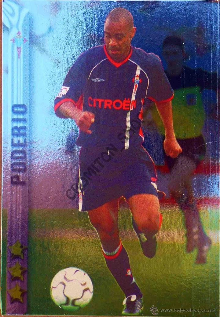 Cromos de F&uacute;tbol: N&ordm; 134 WAGNER PODERIO LAS FICHAS DE LA LIGA 02 03 2002 2003 MUNDICROMO CROMOS