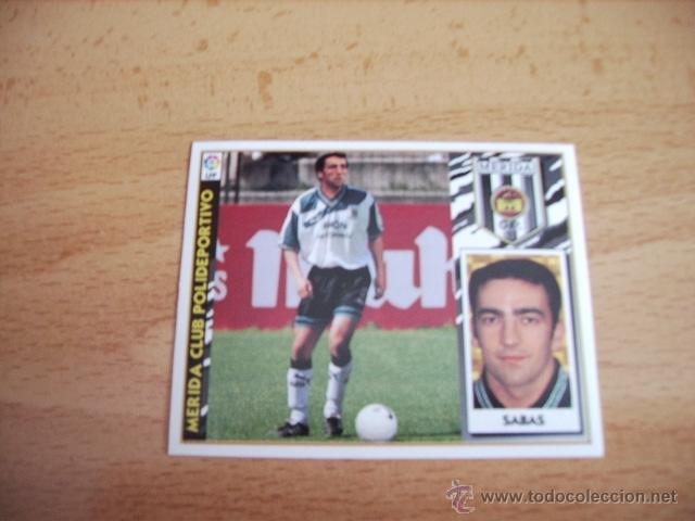 Cromos de f&uacute;tbol: ED. ESTE 97-98 COLOCA SABAS ( MERIDA ) NUNCA PEGADO - Foto 1