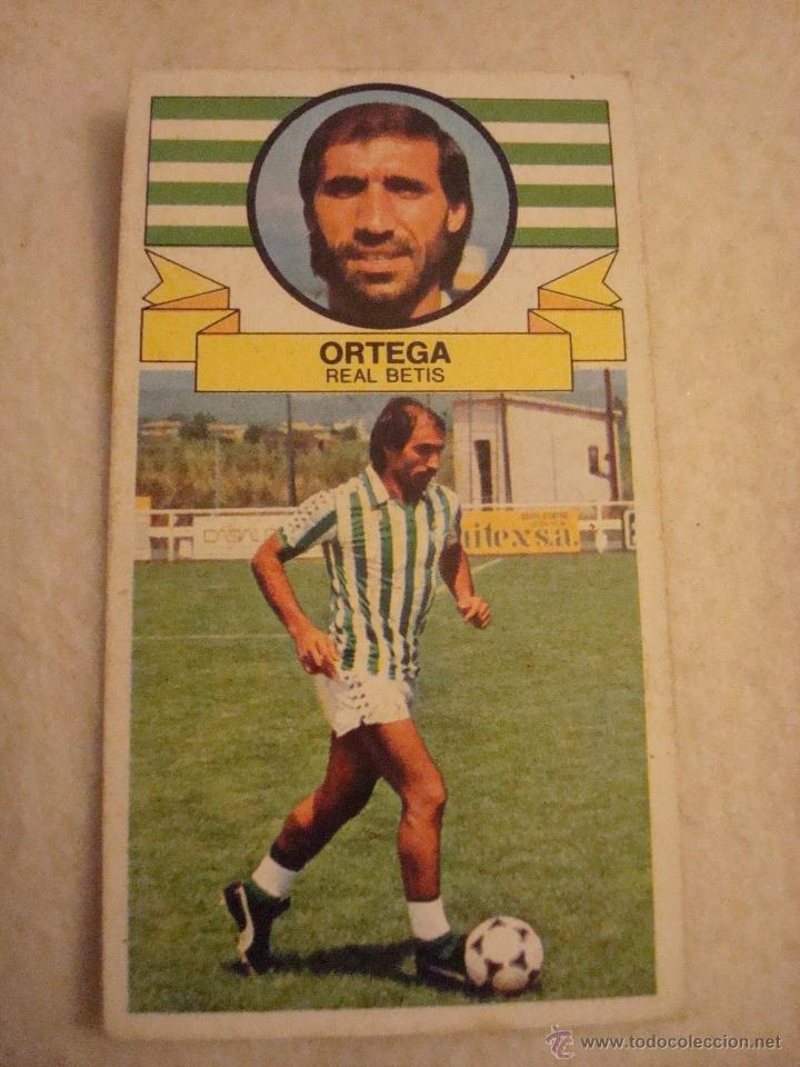 Cromos de f&uacute;tbol: 85-86 ESTE ORTEGA BETIS VERSION COLOCA NUNCA PEGADO - Foto 1