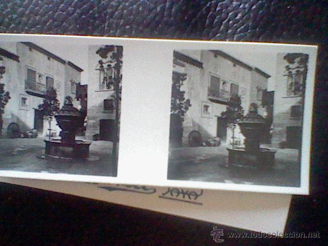 Cromos de f&uacute;tbol: cromo FOTOGRAFIA ESTEREOSCOPICA JUGUETES PAYA RAI PLAZA FUENTE  SERIE 1/2 N&ordm;14 7,5 X 3,5 CMS*C8 ...,