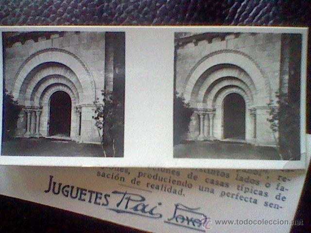 Cromos de f&uacute;tbol: cromo FOTOGRAFIA ESTEREOSCOPICA JUGUETES PAYA RAI MONASTERIO SERIE 1/4 N&ordm;19 7,5 X 3,5 CMS*C8 ...,