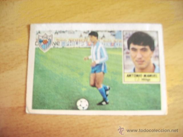 Cromos de f&uacute;tbol: ED. ESTE 84-85 COLOCA ANTONIO MANUEL (MALAGA ) - Foto 1
