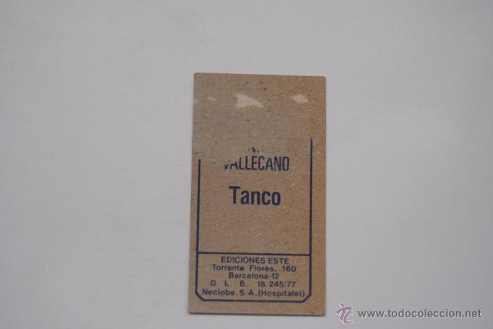 Cromos de f&uacute;tbol: CROMO ESTE 1977-78 TANCO RAYO VALLECANO - Foto 2