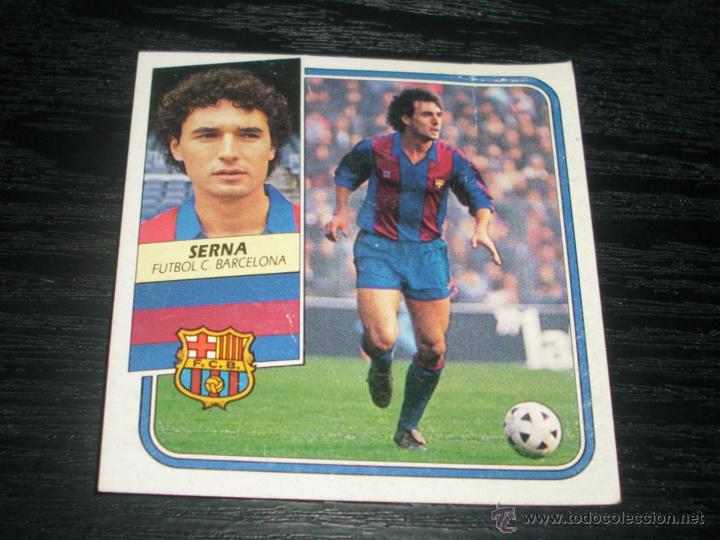 Cromos de f&uacute;tbol: -ESTE 89-90 : SERNA  ( BARCELONA ) - Foto 1