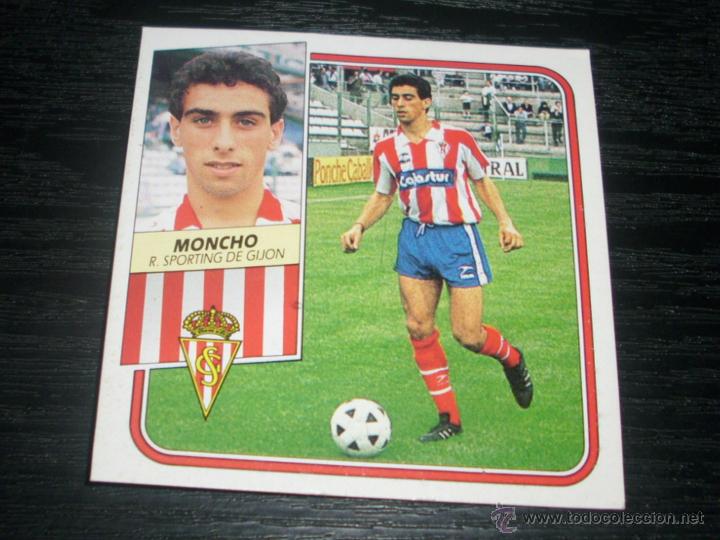 Cromos de f&uacute;tbol: -ESTE 89-90 : MONCHO  ( GIJON ) - Foto 1
