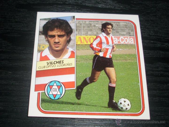 Cromos de f&uacute;tbol: -ESTE 89-90 : VILCHES  ( LOGRO&Ntilde;ES ) - Foto 1