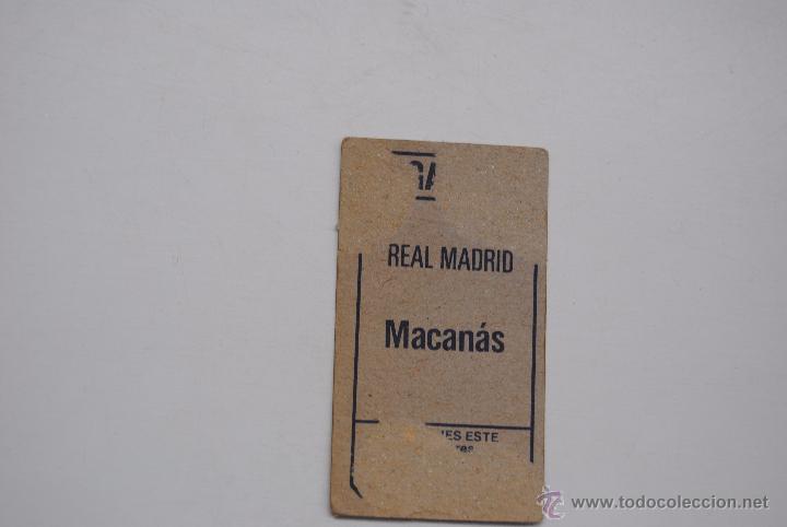 Cromos de f&uacute;tbol: CROMO ESTE 1977-78 MACANAS REAL MADRID - Foto 2