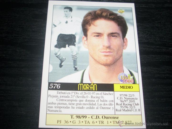 Cromos de f&uacute;tbol: -MUNDICROMO 2000 : 576 MORAN  ( SANTANDER )  -- ERROR -- - Foto 1