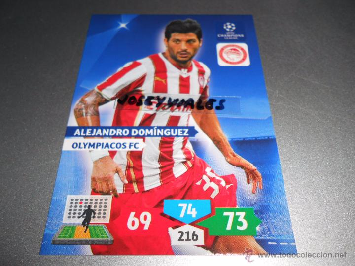 alejandro Dominguez-Olympiacos FC Adrenalyn XL Champions League 13/14
