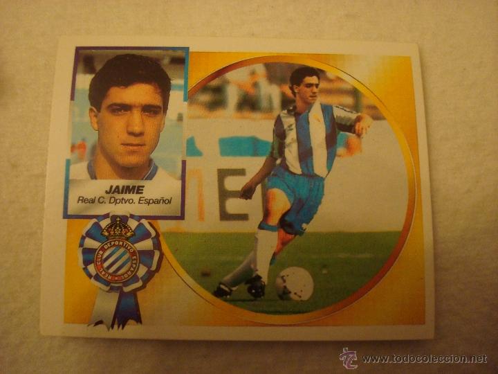 Cromos de f&uacute;tbol: 94-95 ESTE. JAIME COLOCA ESPA&Ntilde;OL DIFICIL VERSION NUNCA PEGADO - Foto 1