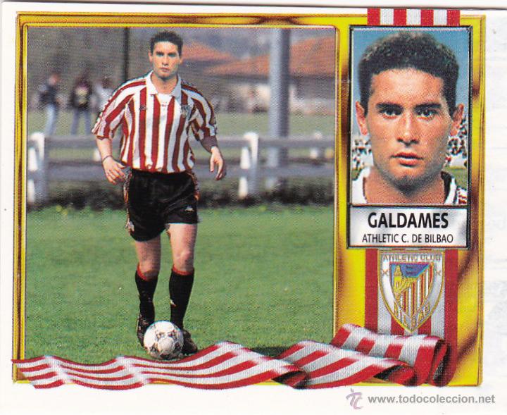 Cromos de f&uacute;tbol: ESTE 95/96 GALDAMES COLOCA DEL BILBAO (VENTANILLA) MUY DIFICIL(A-9) - Foto 1