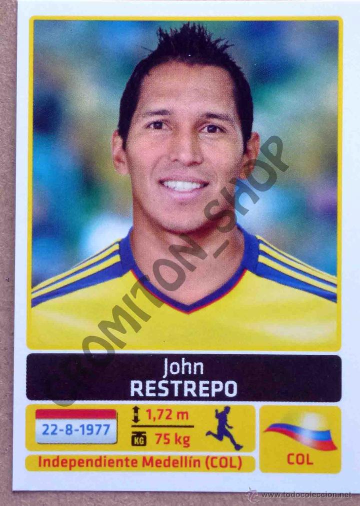 Fu&szlig;ball-Sticker: N&ordm; 55 JOHN RESTREPO - COLOMBIA - COPA AMERICA ARGENTINA 2011 PANINI