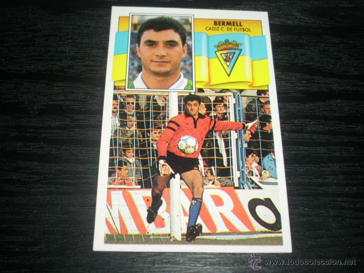 Cromos de f&uacute;tbol: -ESTE 90-91 : BERMELL ( CADIZ ) - Foto 1