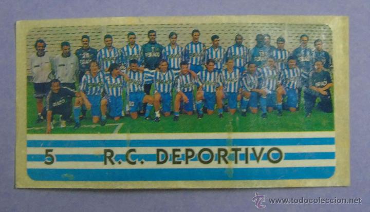 Cromos de f&uacute;tbol: CROMO CROMITO CHICLE CHICLES F&Uacute;TBOL. ESTRELLAS DE LA LIGA 97 98 1997 1998. 5 DEPORTIVO DE LA CORU&Ntilde;A