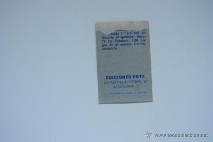 Cromos de f&uacute;tbol: CROMO ESTE 1974-75 VILANOVA  MALAGA - Foto 2