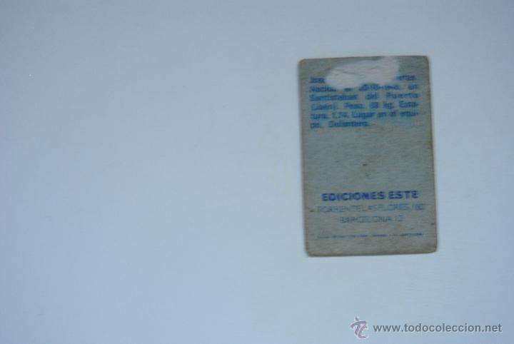 Cromos de f&uacute;tbol: CROMO ESTE 1974-75  ALVAREZ  MALAGA - Foto 2