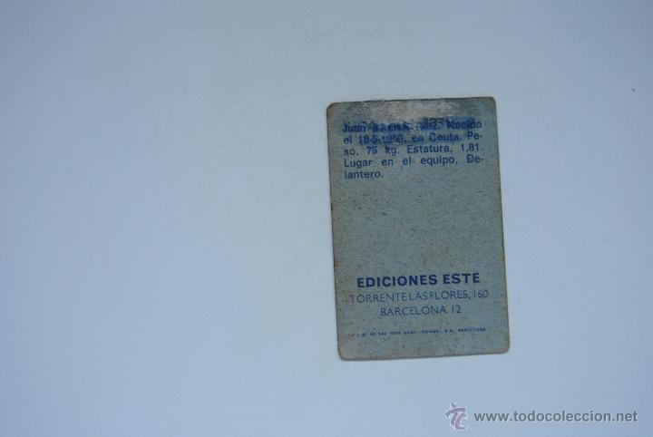 Cromos de f&uacute;tbol: CROMO ESTE 1974-75 BAENA  HERCULES - Foto 2