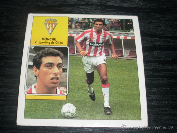 Cromos de f&uacute;tbol: -ESTE 92-93 : MONCHU  ( GIJON ) - Foto 1