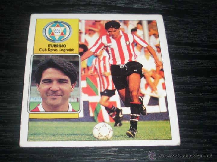 Cromos de f&uacute;tbol: -ESTE 92-93 : ITURRINO  ( LOGRO&Ntilde;ES ) - Foto 1