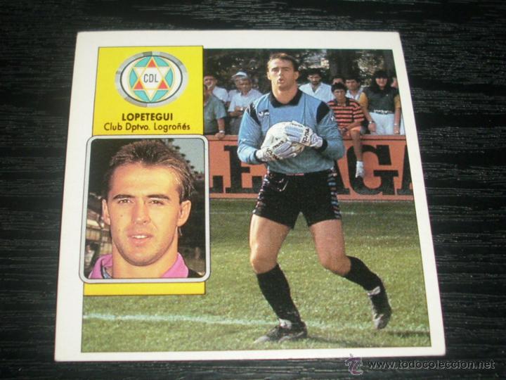Cromos de f&uacute;tbol: -ESTE 92-93 : LOPETEGUI  ( LOGRO&Ntilde;ES ) - Foto 1